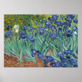 Irises van Van Gogh Poster Print (Voorkant)