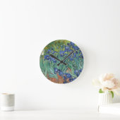 Irises van Van Gogh Ronde Klok (Huis)
