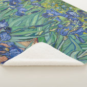 Irises van Van Gogh Sherpa Deken (3/4)