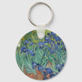 Irises van Van Gogh Sleutelhanger (Voorkant)