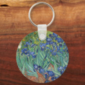 Irises van Van Gogh Sleutelhanger (Voorkant)