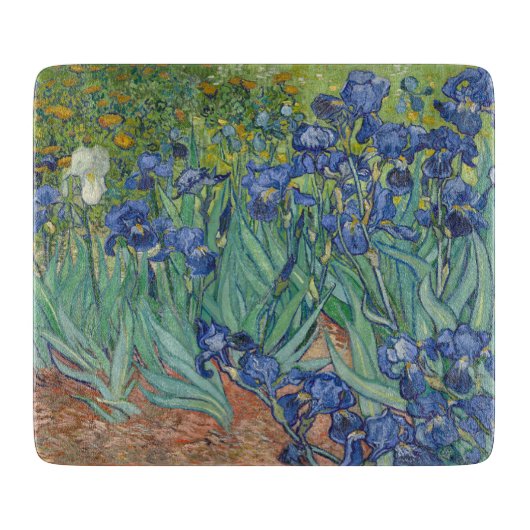 Irises van Van Gogh Snijplank (Voorkant)