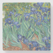Irises van Van Gogh Stenen Onderzetter (Voorkant)
