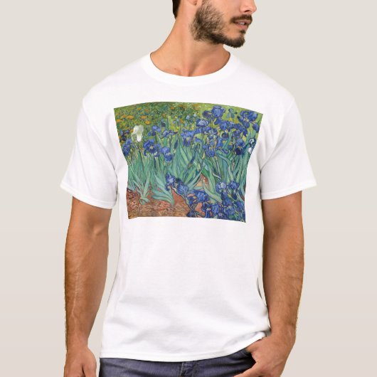 Irises van Van Gogh T-shirt (Voorkant)