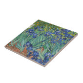 Irises van Van Gogh Tegeltje (Zijkant)
