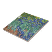 Irises van Van Gogh Tegeltje (Zijkant)
