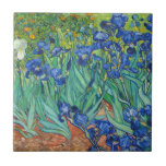 Irises van Van Gogh Tegeltje<br><div class="desc">Irises van Van Gogh.
Bezoek mijn winkel voor een interessanter ontwerp en meer keuze voor kleuren => zazzle.com/iwheels*</div>