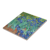 Irises van Van Gogh Tegeltje (Zijkant)