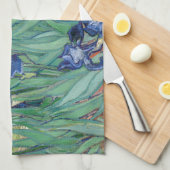 Irises van Van Gogh Theedoek (Quarter Fold)