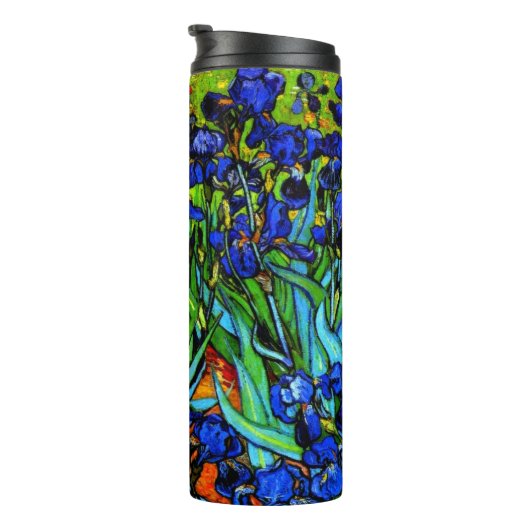Irises van Van Gogh Thermosbeker (Geroteerd rechts)