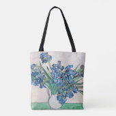 Irises van Van Gogh Tote Bag (Achterkant)
