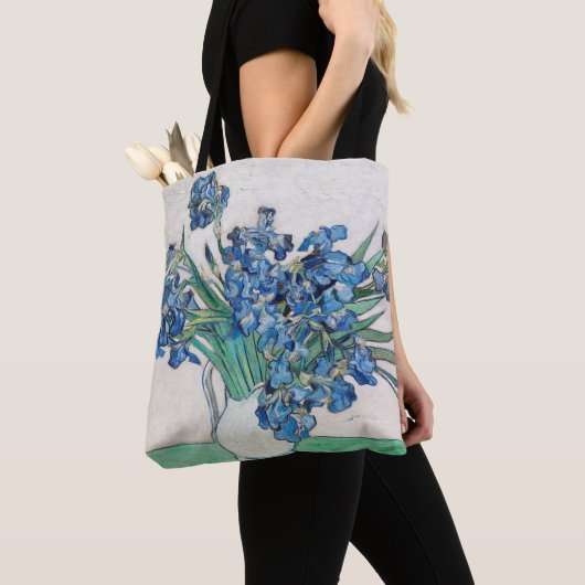 Irises van Van Gogh Tote Bag (Dichtbij)