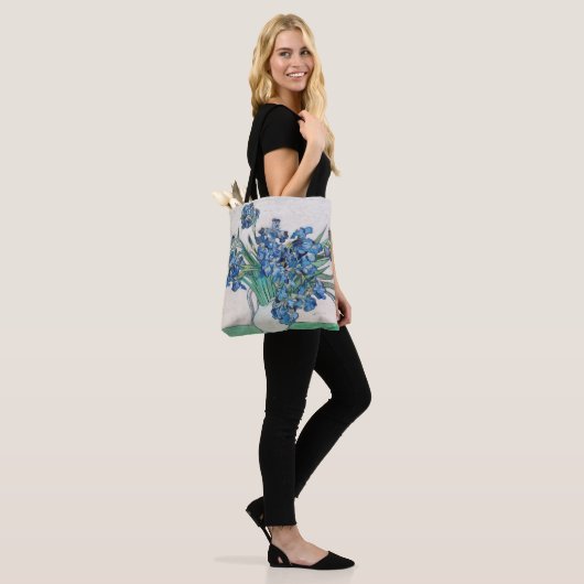 Irises van Van Gogh Tote Bag (Op model)