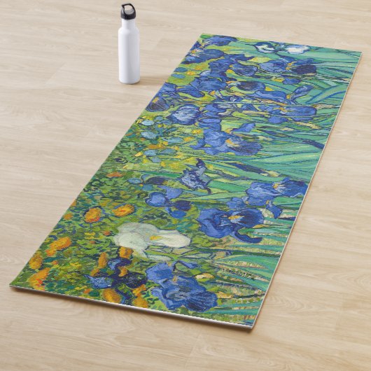 Irises van Van Gogh. Yogamat (In situ)
