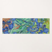 Irises van Van Gogh. Yogamat (Voorkant (horizontaal))