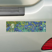 Irises van Vincent Van Gogh 1889 Bumpersticker (Op auto)