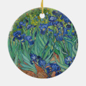 Irises van Vincent Van Gogh 1889 Keramisch Ornament (Achterkant)