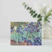 Irises van Vincent van Gogh 1898 Briefkaart (Staand voorkant)