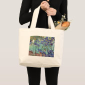 Irises van Vincent van Gogh 1898 Grote Tote Bag (Voorkant (product))