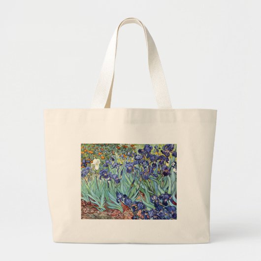 Irises van Vincent van Gogh 1898 Grote Tote Bag (Voorkant)
