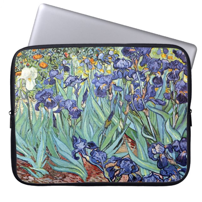 Irises van Vincent van Gogh 1898 Laptop Sleeve (Voorkant)