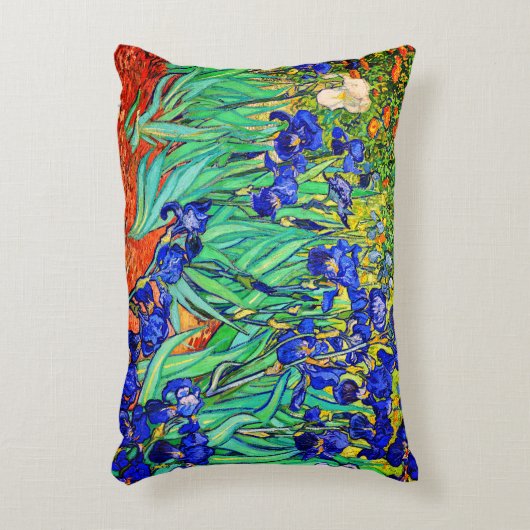 Irises van Vincent Van Gogh Accent Kussen (Voorkant(Verticaal))