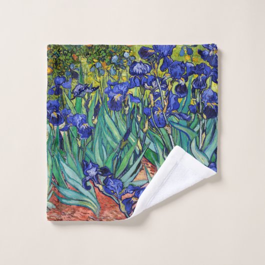 Irises van Vincent van Gogh Bad Handdoek (Wasdoekje)