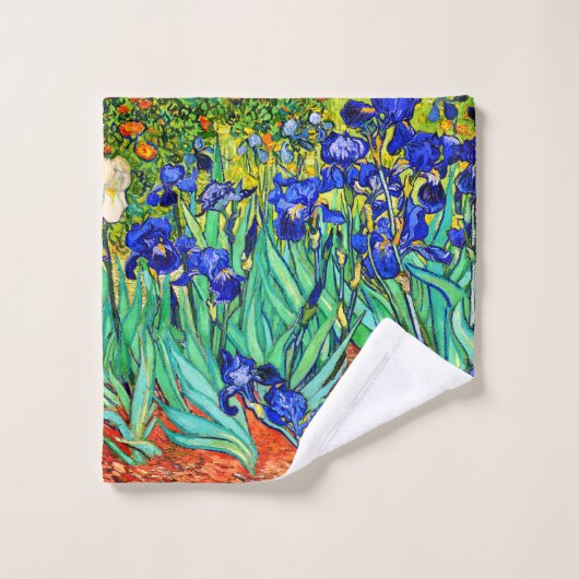 Irises van Vincent Van Gogh Bad Handdoek (Wasdoekje)