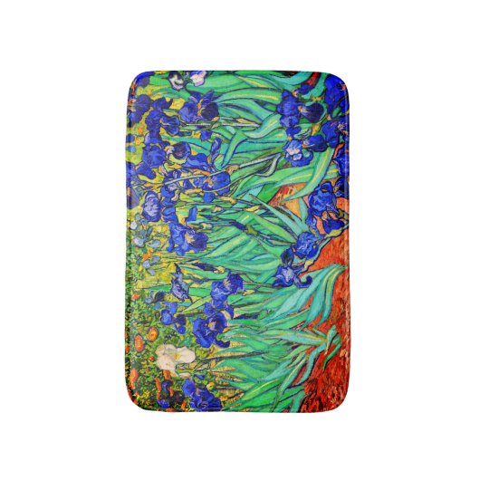 Irises van Vincent Van Gogh Badmat (Voorkant Verticaal)