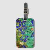 Irises van Vincent Van Gogh Bagagelabel (Voorkant (verticaal))