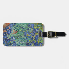 Irises van Vincent Van Gogh Bagagelabel