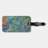 Irises van Vincent Van Gogh Bagagelabel (Achterkant horizontaal)