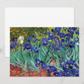 Irises van Vincent van Gogh Bedankkaart (Voorkant / Achterkant)