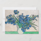 Irises van Vincent van Gogh Bedankkaart (Voorkant)