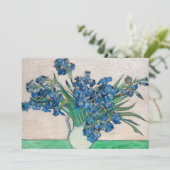 Irises van Vincent van Gogh Bedankkaart (Staand voorkant)