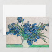 Irises van Vincent van Gogh Bedankkaart (Voorkant / Achterkant)