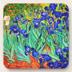 Irises van Vincent Van Gogh Bier Onderzetter