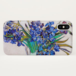 Irises van Vincent Van Gogh blauwe bloemen kunst Case-Mate iPhone Case