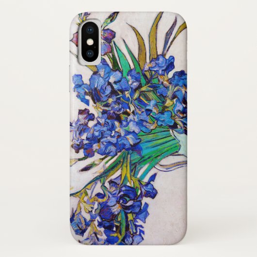 Irises van Vincent Van Gogh blauwe bloemen kunst Case-Mate iPhone Case (Achterkant)