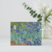 Irises van Vincent Van Gogh Briefkaart (Staand voorkant)