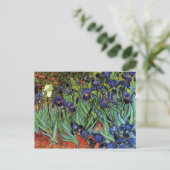Irises van Vincent van Gogh Briefkaart (Staand voorkant)