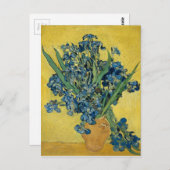 Irises van Vincent Van Gogh Briefkaart (Voorkant / Achterkant)