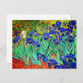 Irises van Vincent Van Gogh Briefkaart (Voorkant / Achterkant)