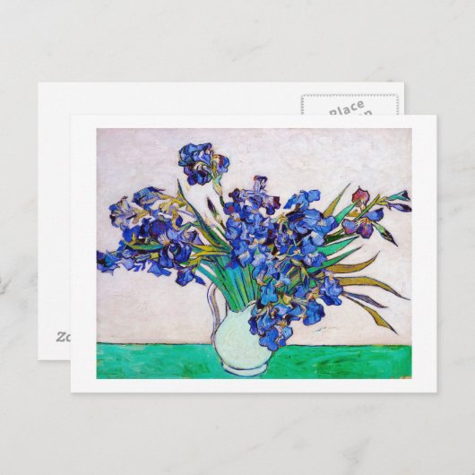 Irises van Vincent Van Gogh Briefkaart (Voorkant / Achterkant)