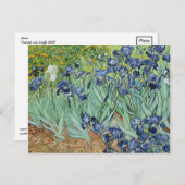 Irises van Vincent van Gogh Briefkaart (Voorkant / Achterkant)