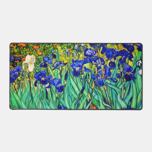 Irises van Vincent Van Gogh Bureaumat (Voorkant)