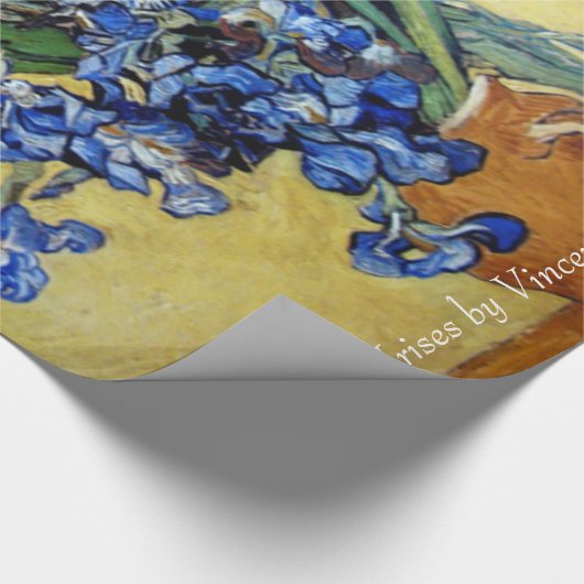 Irises van Vincent van Gogh. Cadeaupapier (Hoek)