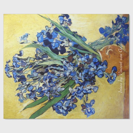 Irises van Vincent van Gogh. Cadeaupapier (Vlak)