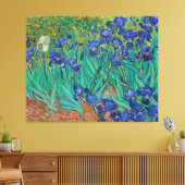 Irises van Vincent Van Gogh Canvas Afdruk (Insitu (Woonkamer))