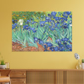 Irises van Vincent van Gogh Canvas Afdruk (Insitu (Woonkamer))
